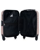 XXS Kabinenkoffer 4 Einzelräder 46 cm Tiger Rotgold