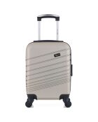 XXS Cabinekoffer 4 enkele wielen 46 cm Tiger beige