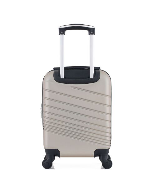 XXS Cabinekoffer 4 enkele wielen 46 cm Tiger beige