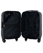 Valise Cabine XXS 4 roues simples 46 cm Tigre noire
