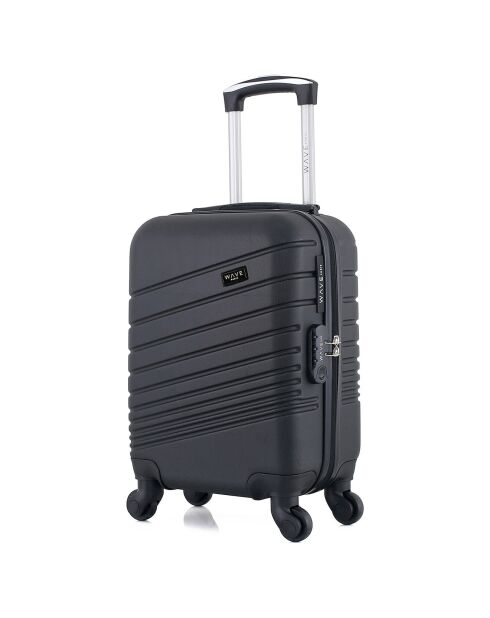 Valise Cabine XXS 4 roues simples 46 cm Tigre noire