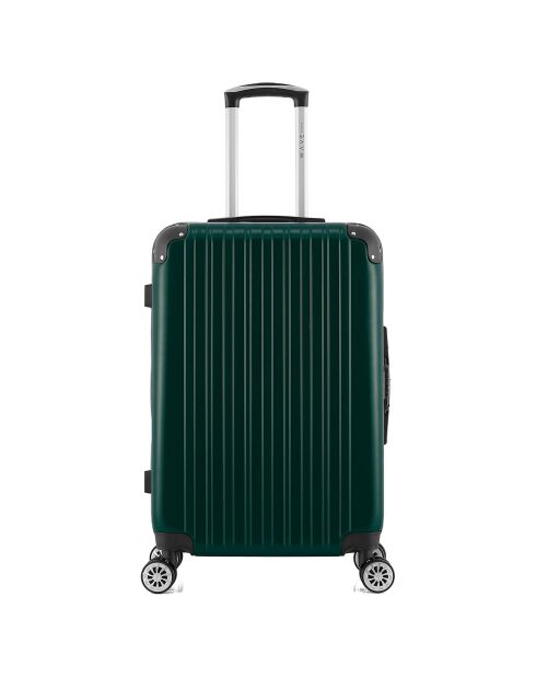 Valise Moyen Séjour 4 roues doubles 65 cm Denali vert foncé