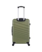 Valigia Medium Stay 4 ruote singole 65 cm Tiger verde kaki