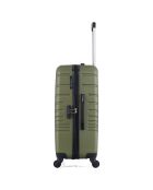 Valigia Medium Stay 4 ruote singole 65 cm Tiger verde kaki