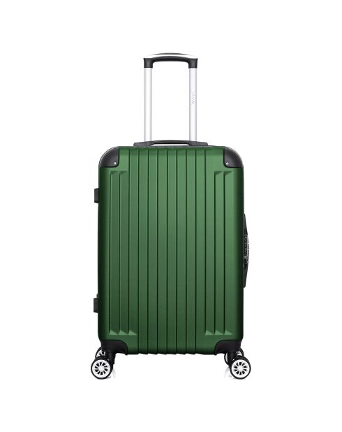 Valise Moyen Séjour 4 roues doubles 65 cm Tigre vert foncé