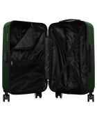 Valise Moyen Séjour 4 roues doubles 65 cm Tigre vert foncé