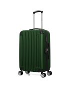 Valise Moyen Séjour 4 roues doubles 65 cm Tigre vert foncé