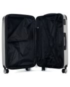 Valise Long Séjour 4 roues doubles 75 cm Denali grise