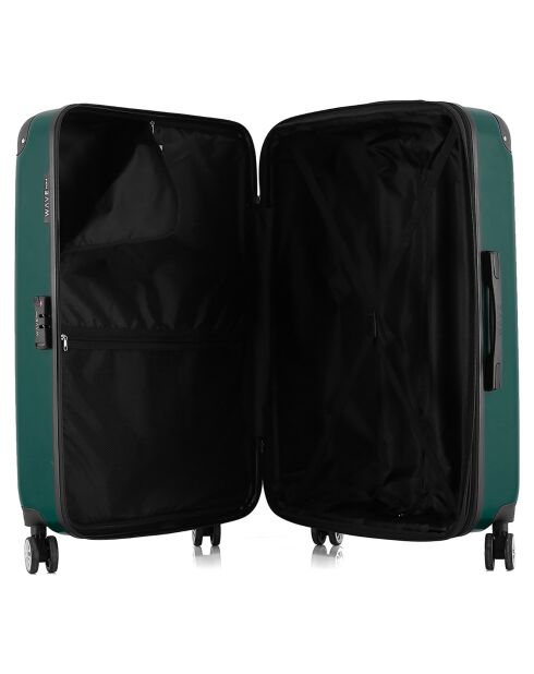 Valise Long Séjour 4 roues doubles 75 cm Denali vert foncé