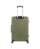 Valigia Long Stay 4 ruote singole 75 cm Tiger verde kaki
