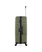 Valigia Long Stay 4 ruote singole 75 cm Tiger verde kaki