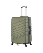 Valigia Long Stay 4 ruote singole 75 cm Tiger verde kaki
