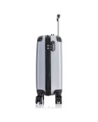 Kabinenkoffer 4 Doppelräder 55 cm Tage gris