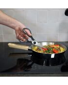Ciseaux de cuisine Nest gris/noir - 28x13x1 cm