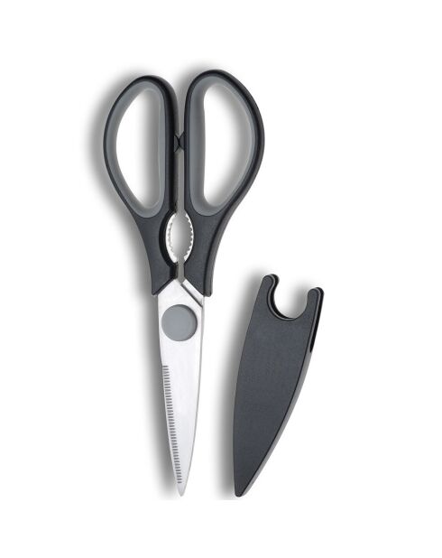 Ciseaux de cuisine Nest gris/noir - 28x13x1 cm