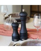 Moulin à poivre recyclé noir - 6x6x23 cm