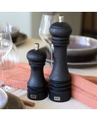 Moulin à poivre recyclé noir - 6x6x23 cm