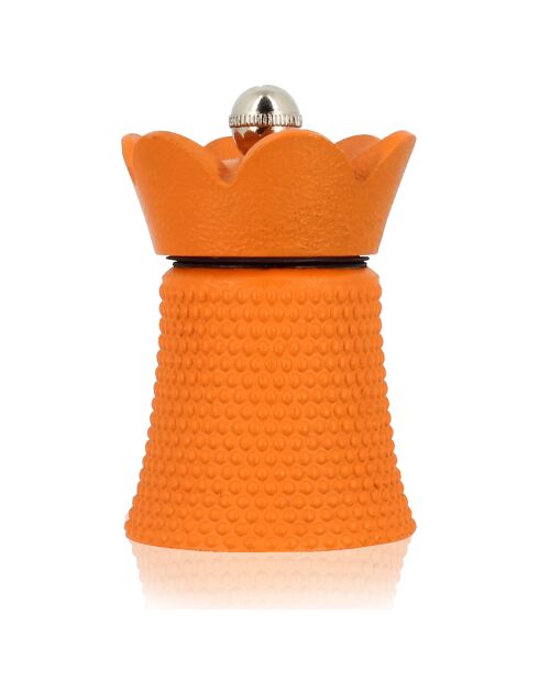 Moulin à poivre/sel Hawai en fonte jaune - 6x6x8 cm