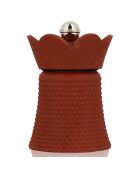 Moulin à poivre/sel Hawai en fonte terracotta - 6x6x8 cm