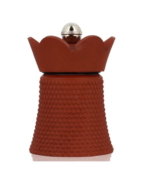 Moulin à poivre/sel Hawai en fonte terracotta - 6x6x8 cm