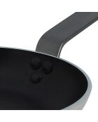 Pro inductie zwarte aluminium koekenpan - D.20 cm