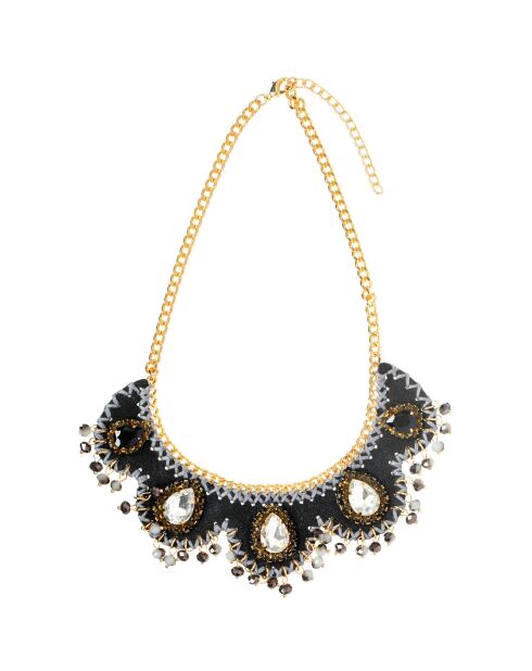 Collier Monarkia doré/noir