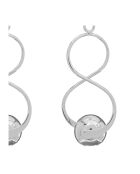 Pendientes de plata bizantina
