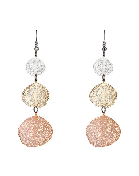 Boucles d'oreilles Palmela argenté/doré/rosé