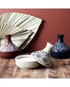 Bougie parfumée tajine coloris aléatoire - 3 mèches 12h