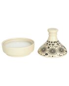 Bougie parfumée tajine coloris aléatoire - 3 mèches 12h