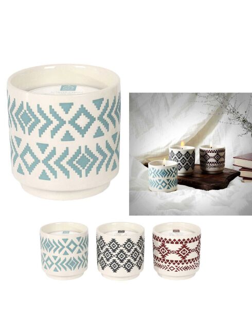 Bougie parfumée Origin coloris aléatoire - 1 mèche 15h