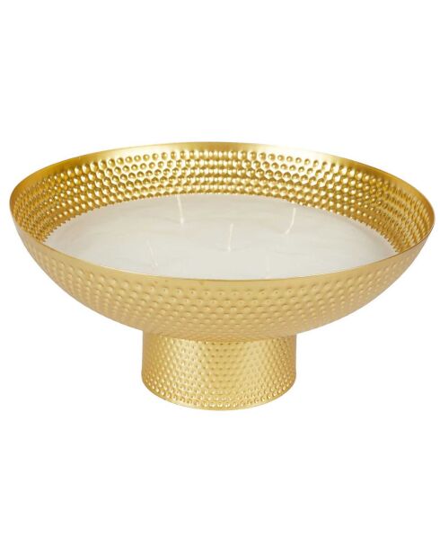 Vela perfumada de metal Dalila en colores aleatorios, 5 mechas, 24 horas