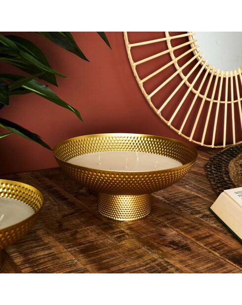 Vela perfumada de metal Dalila en colores aleatorios, 5 mechas, 24 horas