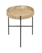 2 Tables gigognes pampa marron/noir
