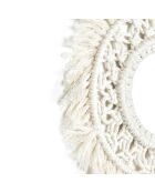 3 Miroirs Boho beiges - D.28 cm