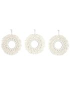 3 Miroirs Boho beiges - D.28 cm