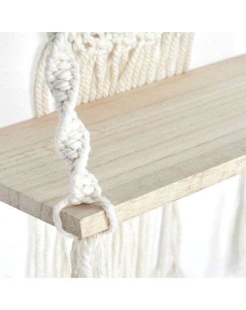 Etagère déco Boho beige/marron - 30x50x15 cm
