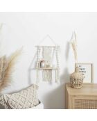Etagère déco Boho beige/marron - 30x50x15 cm