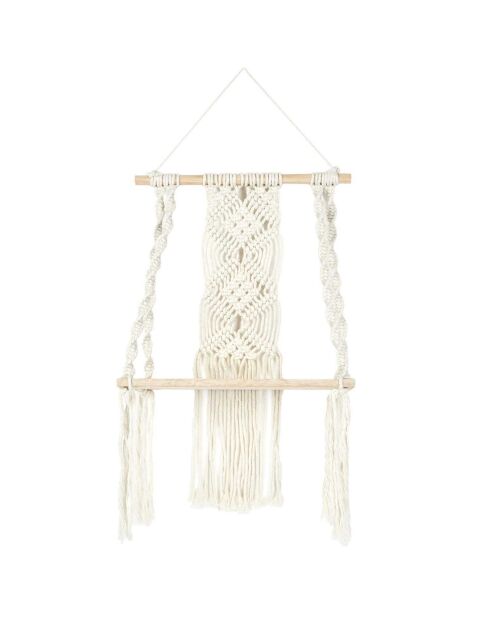 Etagère déco Boho beige/marron - 30x50x15 cm