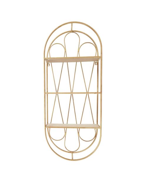 Etagère murale Java marron - 40x96x12 cm