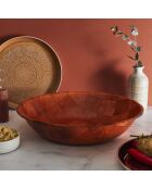 Saladier couscous marron - 50x11x50 cm