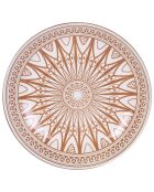 6 Assiettes creuses Mirage coloris aléatoire  - 25.2x4.2x25.2 cm
