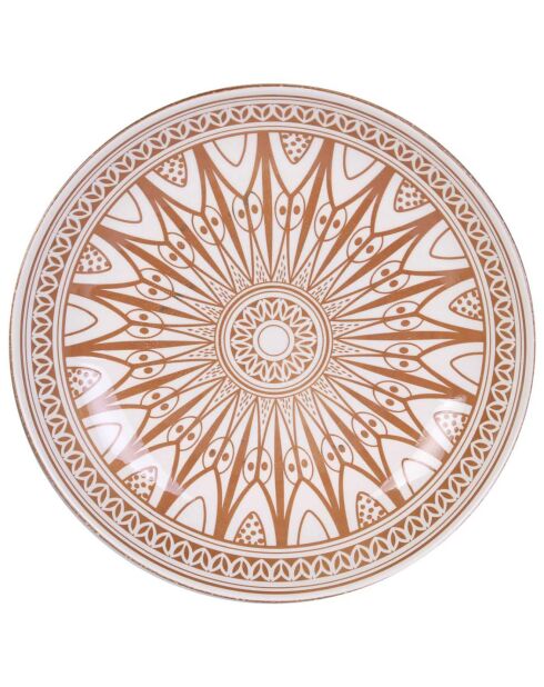 6 Assiettes creuses Mirage coloris aléatoire  - 25.2x4.2x25.2 cm