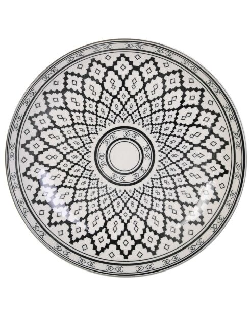6 Assiettes creuses Mirage coloris aléatoire  - 25.2x4.2x25.2 cm