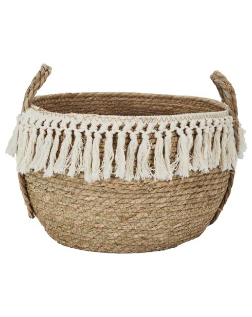 3 Paniers tressés gigognes marron/beige