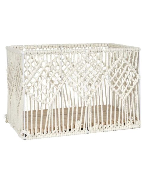 3 Paniers Boho gigognes beiges