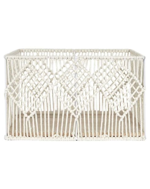 3 Paniers Boho gigognes beiges