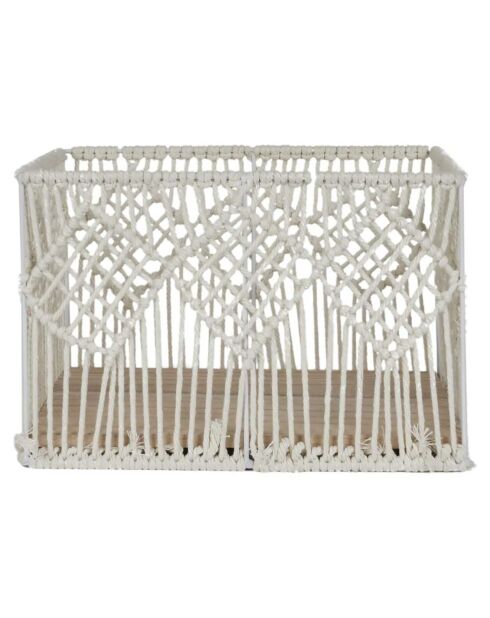 3 Paniers Boho gigognes beiges