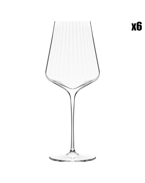 6 Verres à vin bordeaux Symphony transparents - 64.5cl
