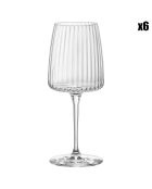 6 Verres à vin blanc Exclusiva transparents - 37.4cl